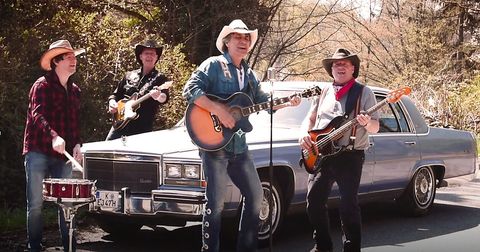 Country-Band aus NRW bei einem Live-Auftritt