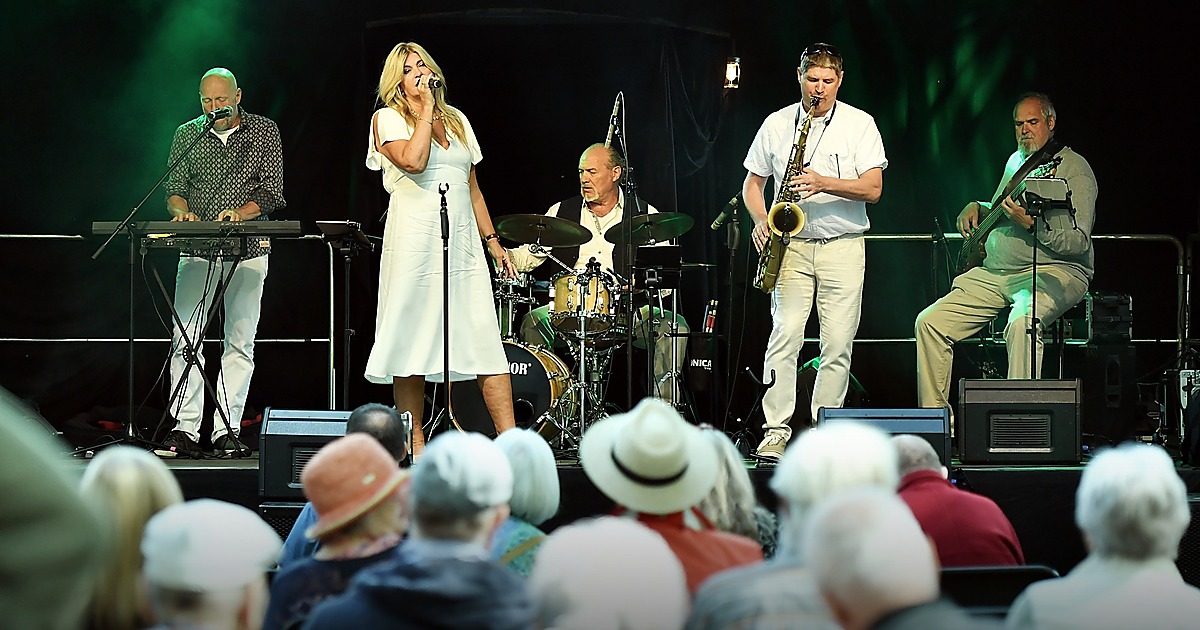 Jazz-Quartett aus Düsseldorf bei einem Live-Auftritt
