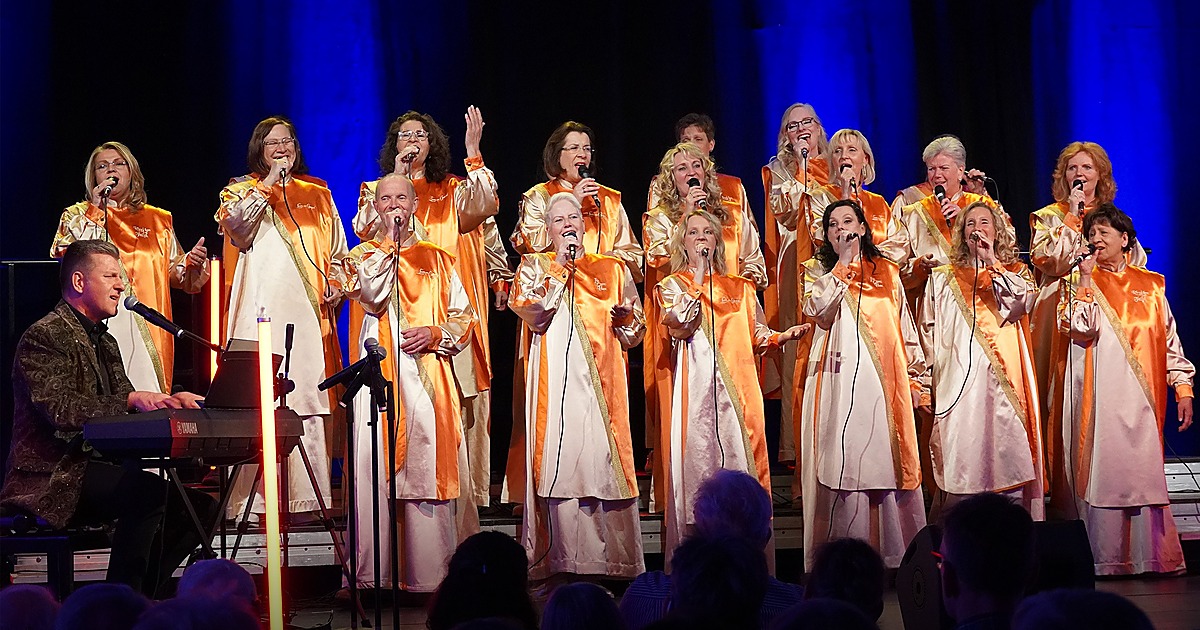 Gospelchor aus Norddeutschland bei einem Live-Auftritt