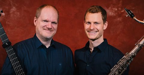 Jazz-Duo und Jazz-Trio aus Hemsbach bei einem Live-Auftritt
