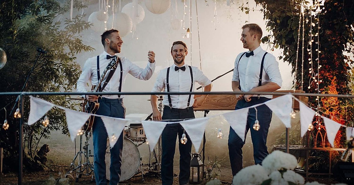 Hochzeits- und Partytrio aus Nürnberg bei einem Live-Auftritt