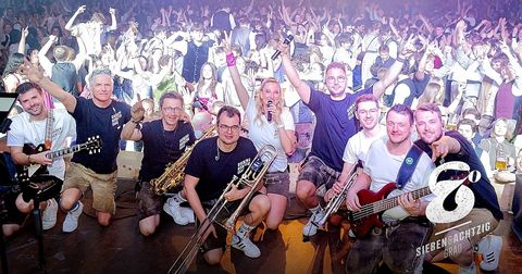 Große Partyband aus dem Raum Ulm bei einem Live-Auftritt