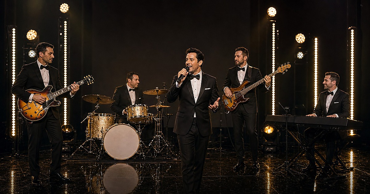 Gala-Band aus Frankfurt bei einem Live-Auftritt