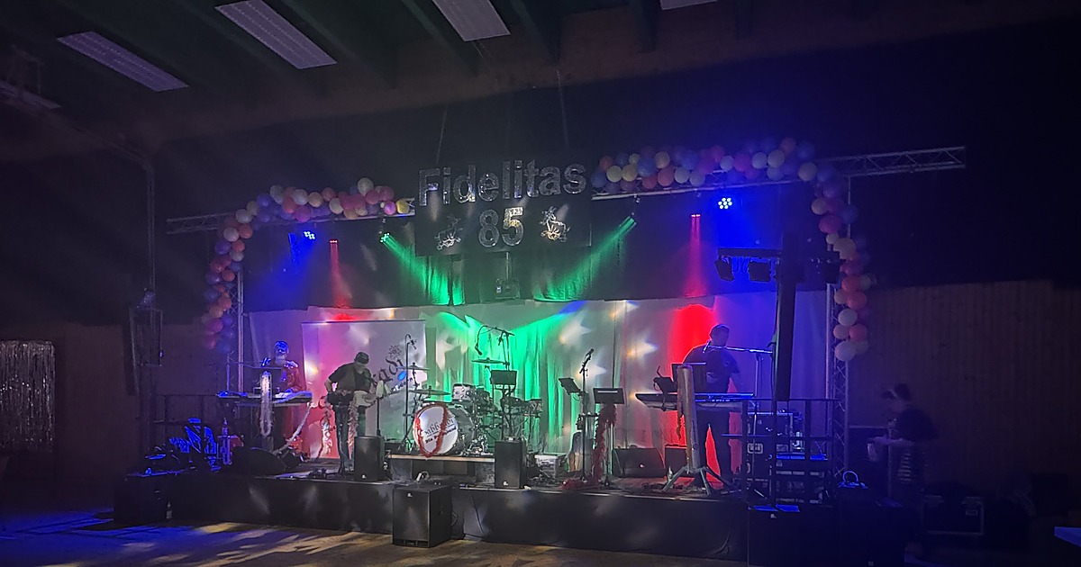 Große Partyband aus Oberbayern bei einem Live-Auftritt