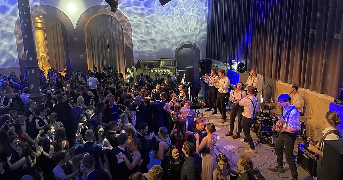 Flexible Eventband vom Niederrhein bei einem Live-Auftritt