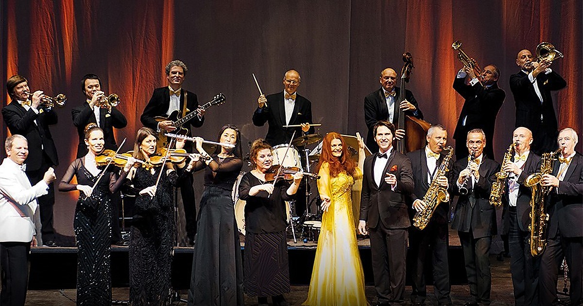 Swing- und Tanzorchester aus Berlin bei einem Live-Auftritt