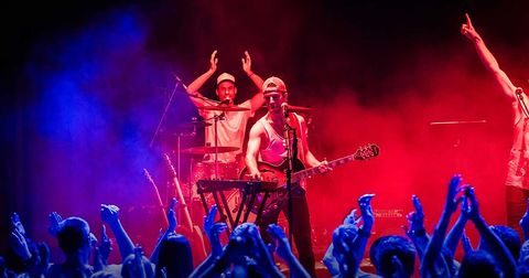Showband aus Hamburg bei einem Live-Auftritt