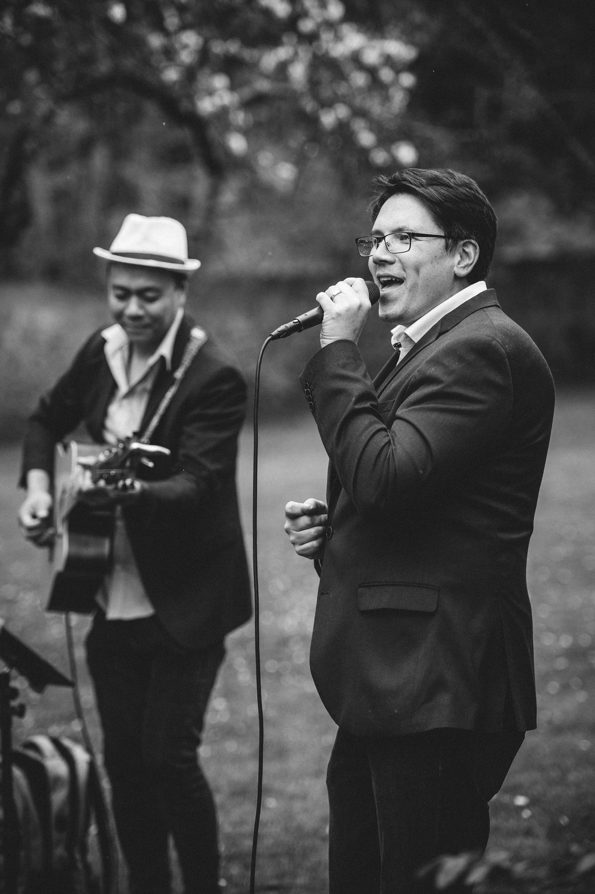 Livemusik für Sektempfang