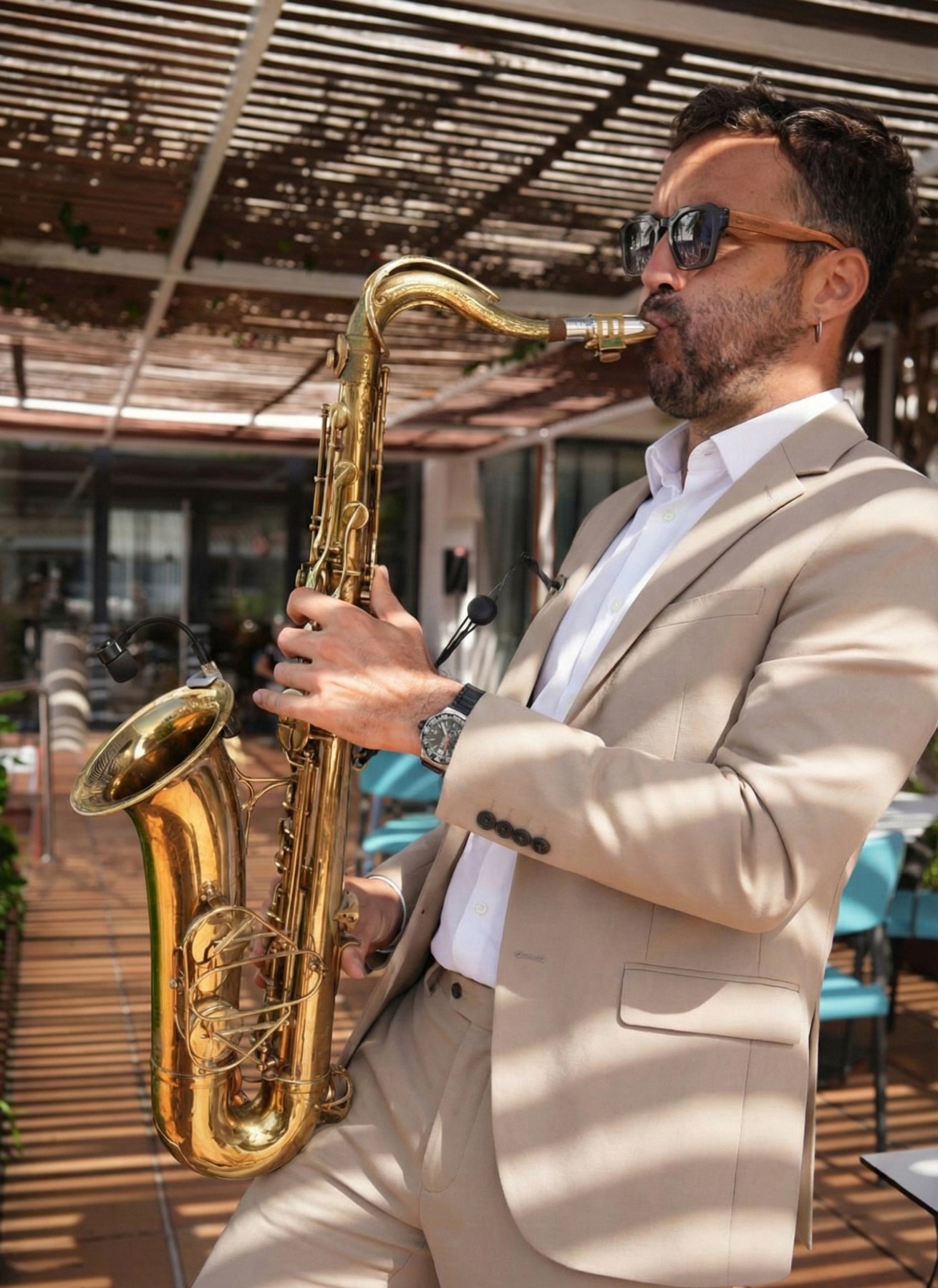 Saxophonist aus Palma de Mallorca