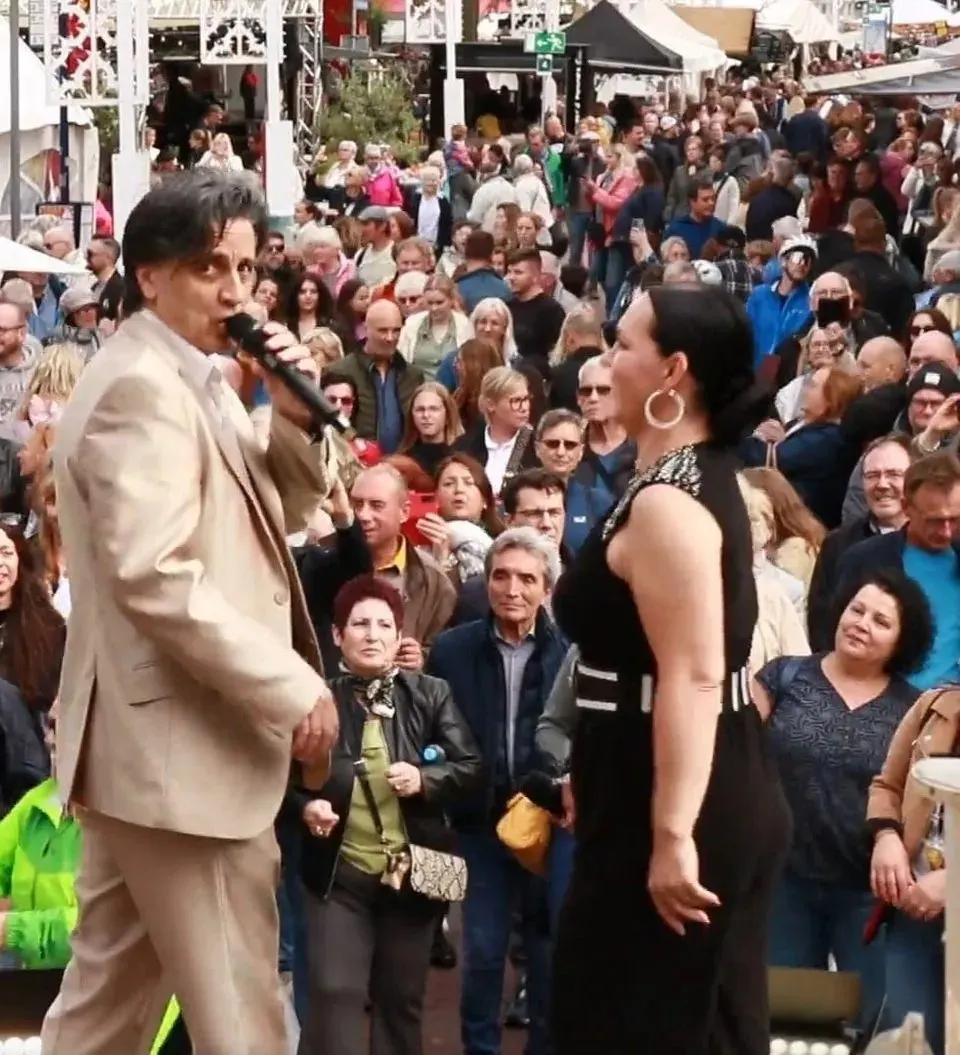 Italienisches Gesangsduo aus Erlangen
