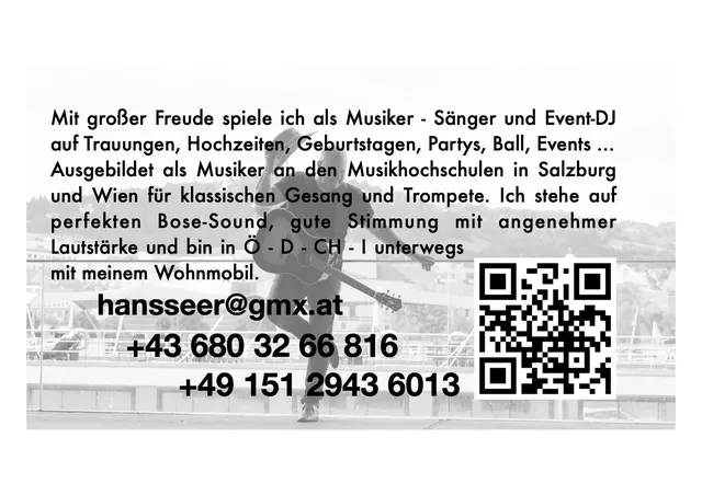 Alleinunterhalter & Sänger aus Landshut