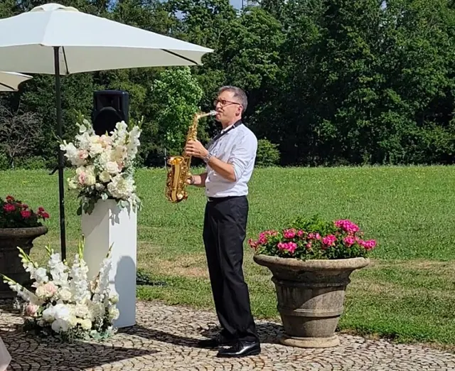 Saxophonist aus Grünwald