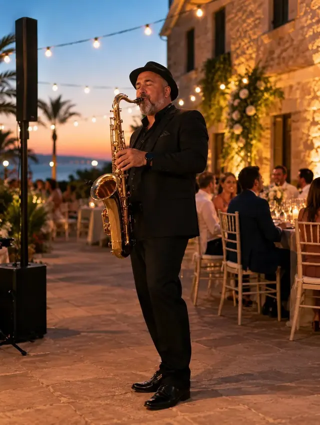 Party-Saxophonist aus Alcúdia, Mallorca