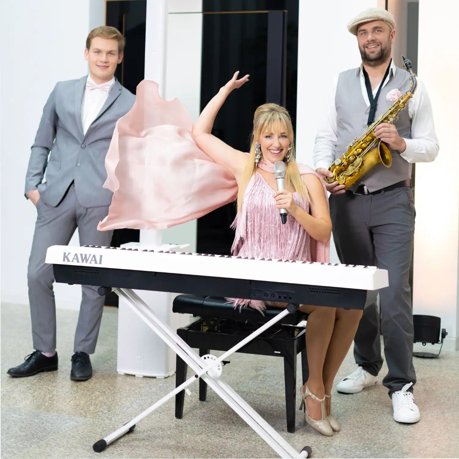 Party-Trio mit Gesang und Saxophon aus München